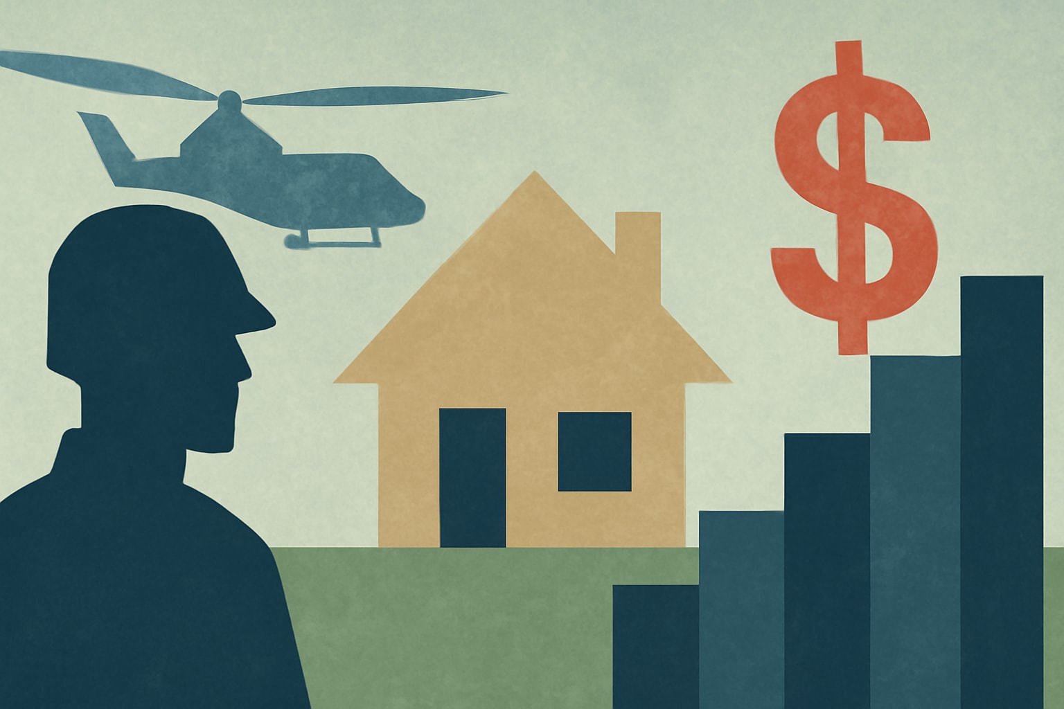 Editorial illustration for: Proposed VA Loan Fee Hike Could Make Refinancing More Expensive