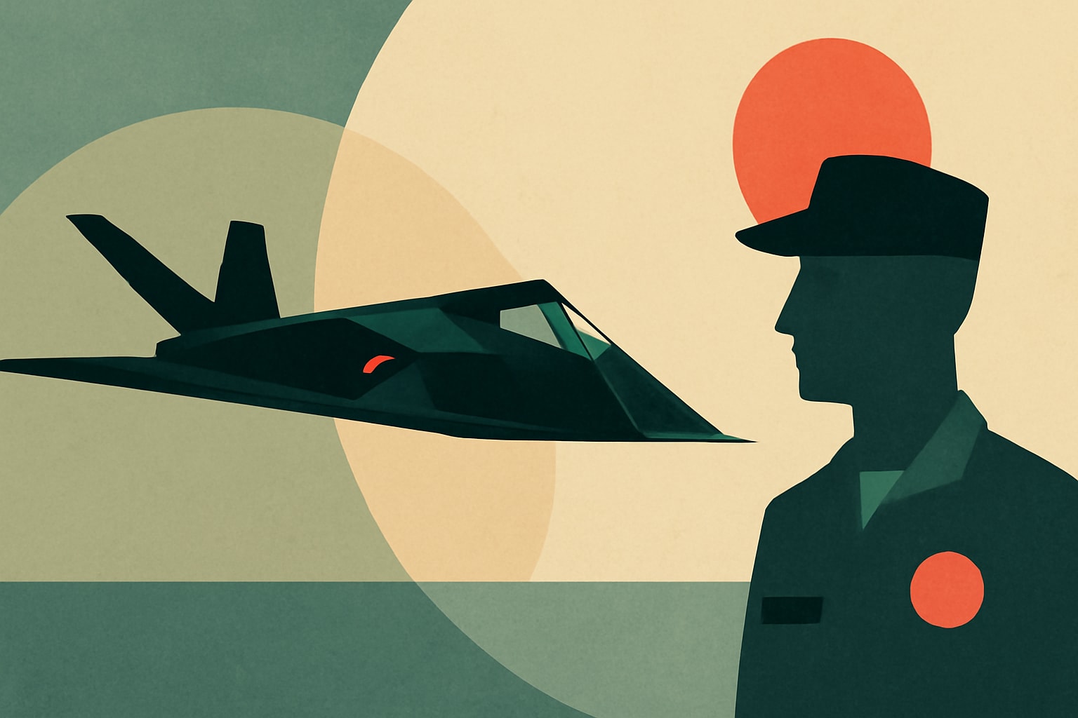 Editorial illustration for: F-117A Nighthawk, America's First Stealth Fighter, Joins Smithsonian Collection
