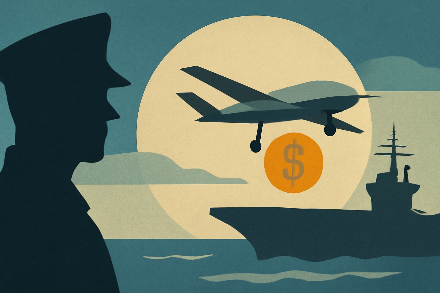 Editorial illustration for: Navy Awards Boeing $562 Million Contract for MQ-25A Stingray Production