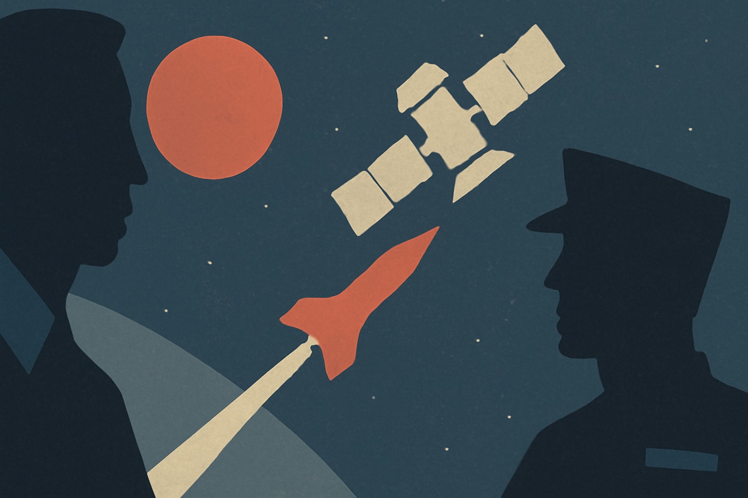 Editorial illustration for: China Warns U.S. Against Space Weapons Amid Rising Tensions