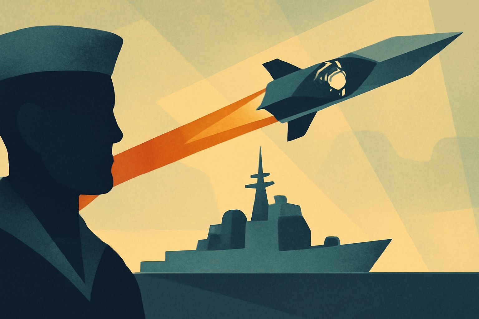 Editorial illustration for: U.S. Navy Awards $200 Million for Blackbeard Hypersonic Missile Development