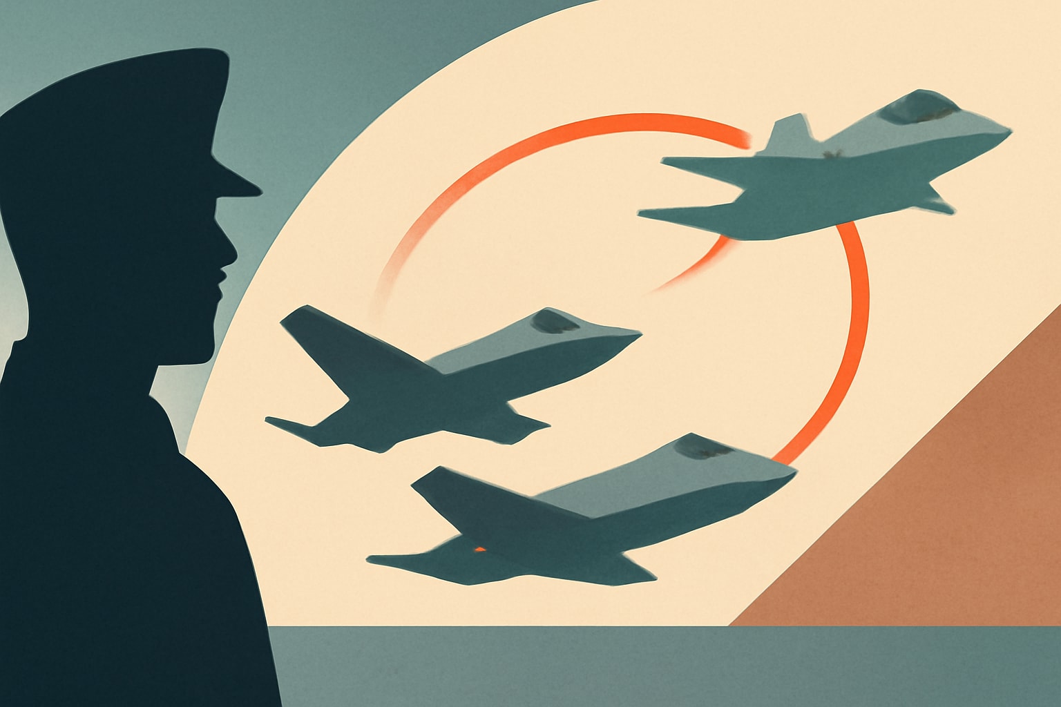 Editorial illustration for: Air Force's Collaborative Combat Aircraft to Debut in December Exercise