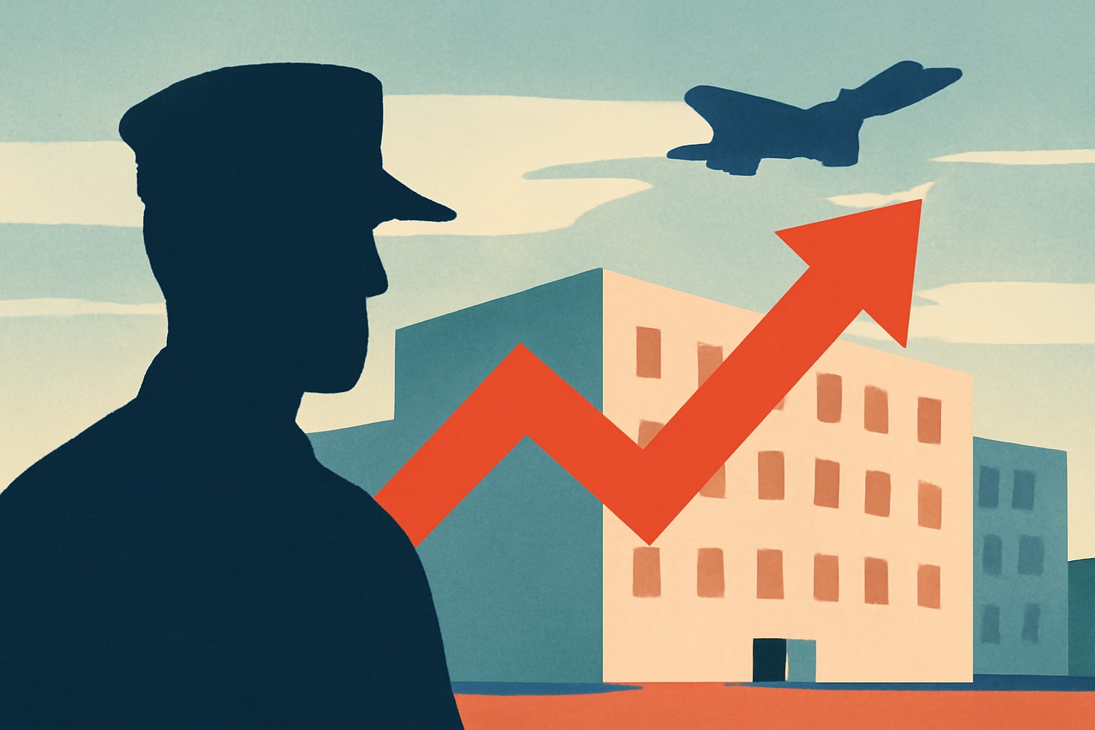 Editorial illustration for: Newport News Navy Barracks to Receive $1.7 Billion Upgrade