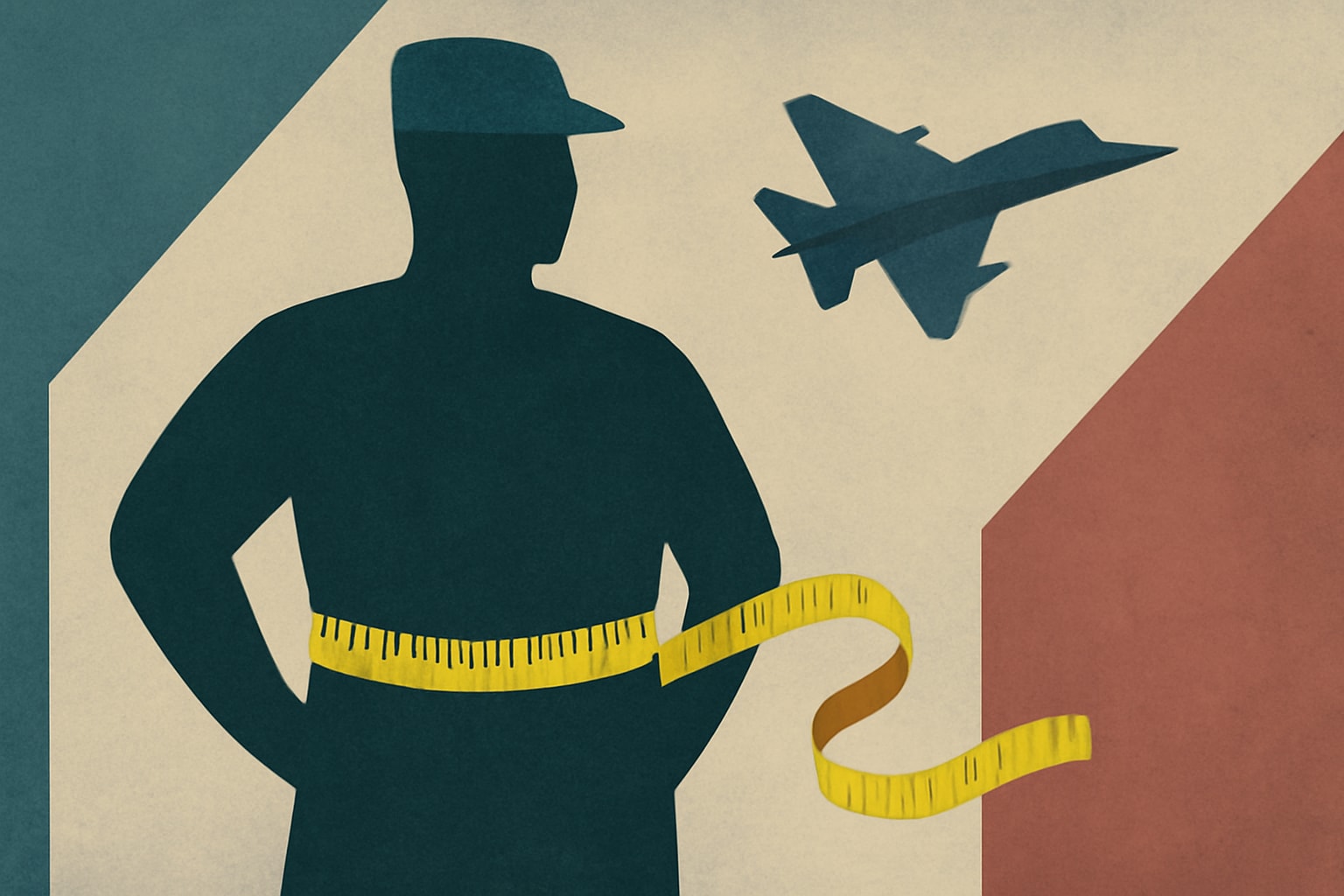 Editorial illustration for: Military Recruit Waist Measurement: Do the New Rules Apply?