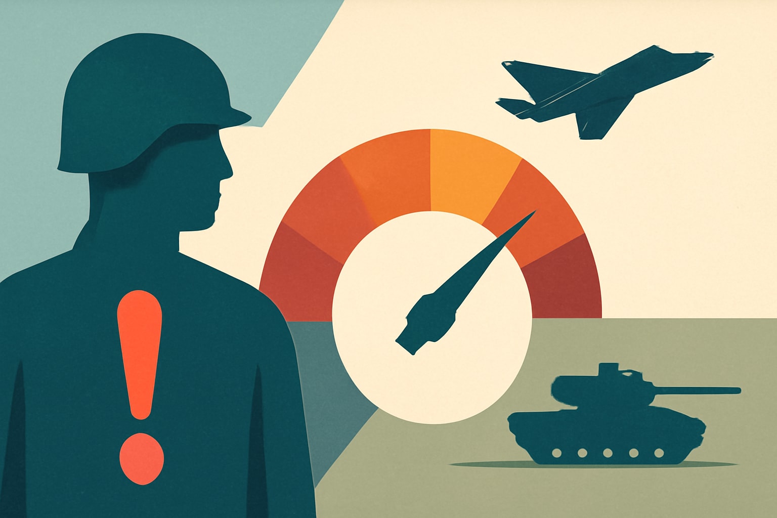 Editorial illustration for: DEFCON Levels Explained: What Each Alert Stage Means for Military Readiness