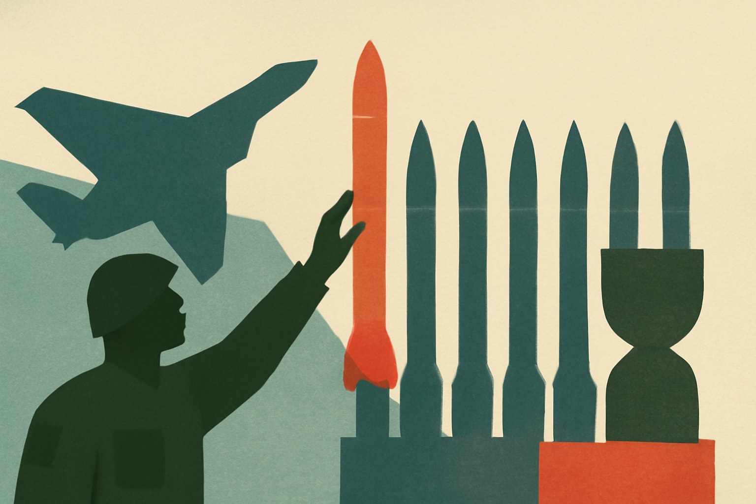 Editorial illustration for: Iran War Costs U.S. Military $38 Billion, Depletes Missile Interceptors