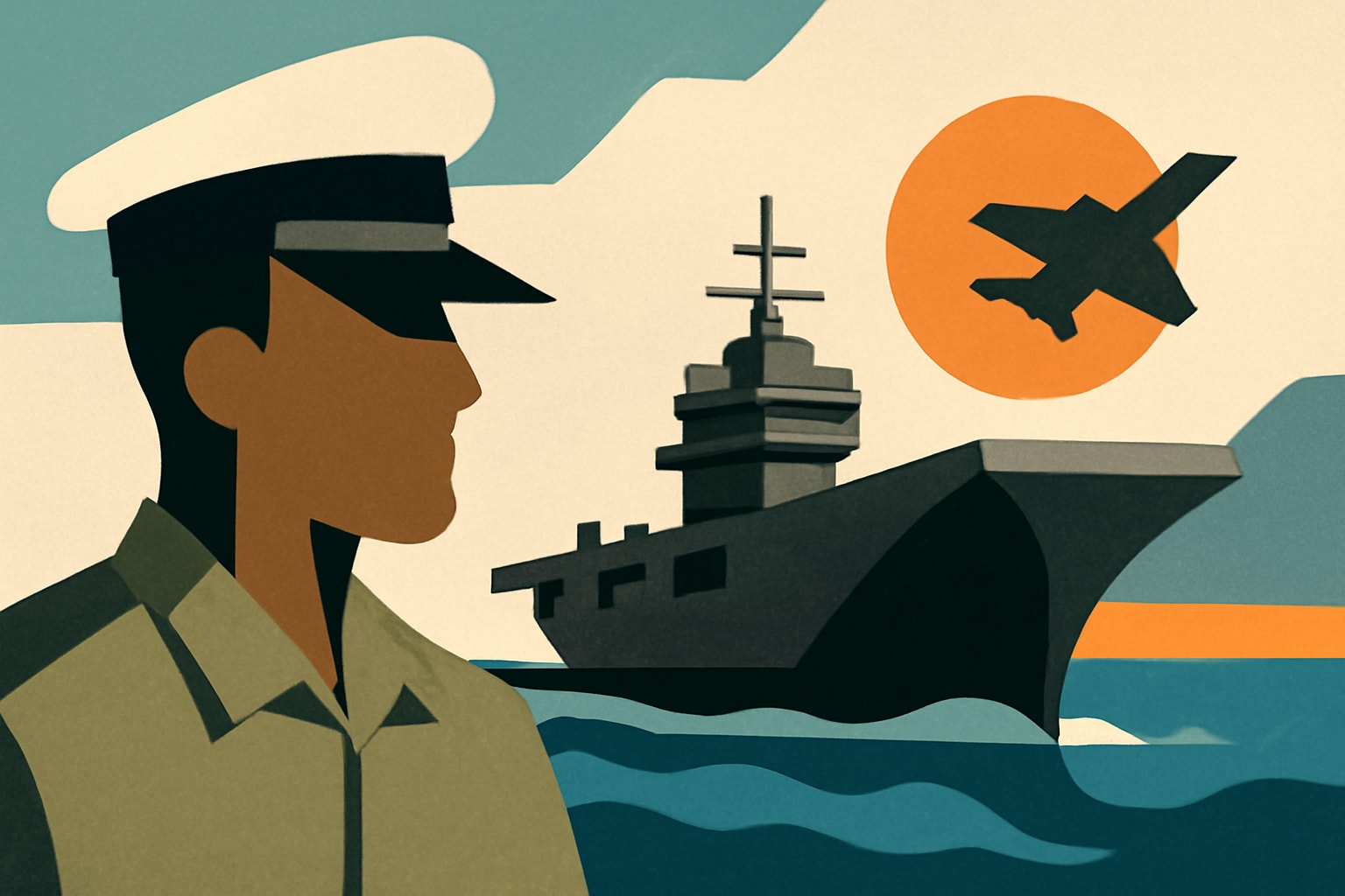 Editorial illustration for: Indonesia Welcomes Its First Aircraft Carrier to Boost Maritime Security