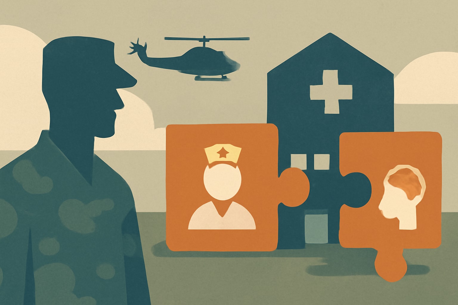 Editorial illustration for: VA Facilities Struggle with Staffing Shortages in Mental Health and Nursing