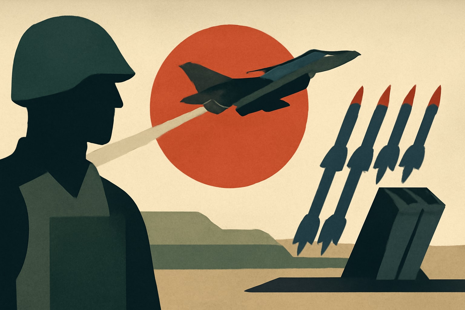 Editorial illustration for: Iran War Costs U.S. Military $38 Billion, Depletes Missile Interceptors