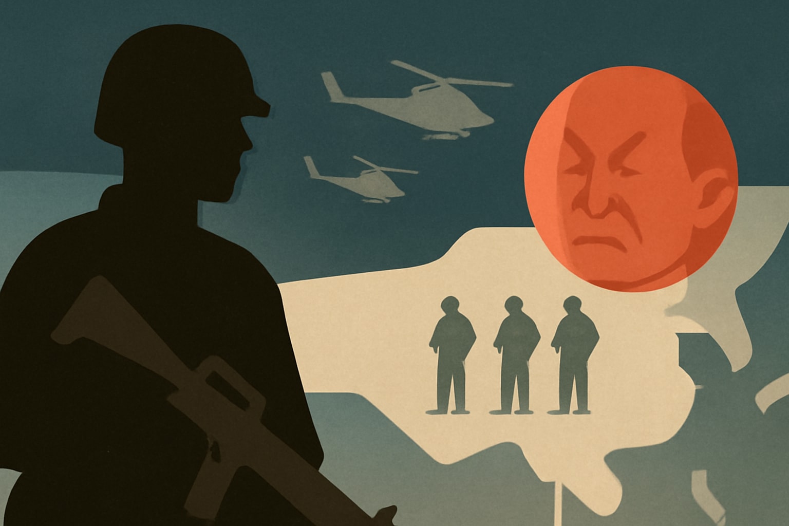 Editorial illustration for: US Marine Stand-In Forces in the Pacific Worry China, Report Details