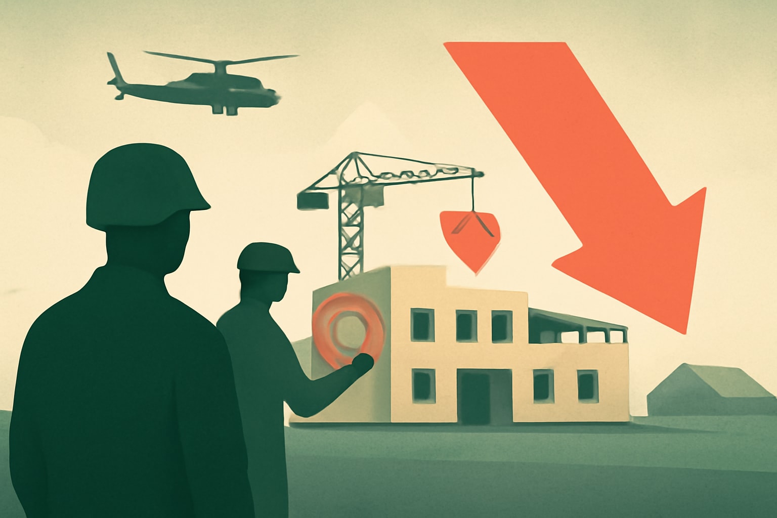 Editorial illustration for: Army Aims for 30% Cost Reduction in Base Building Construction