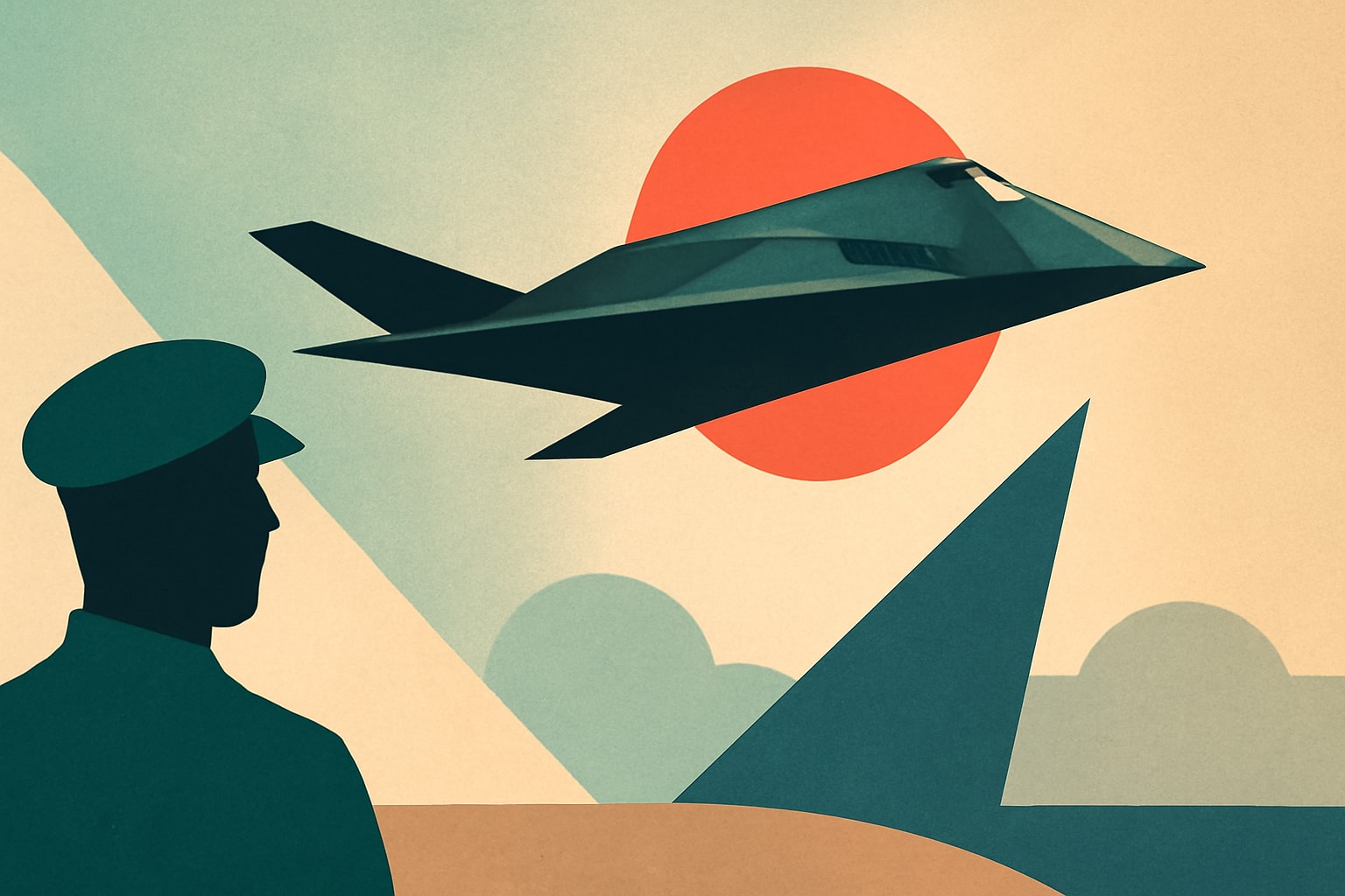 Editorial illustration for: F-117A Nighthawk to Join Smithsonian, Highlighting Stealth History