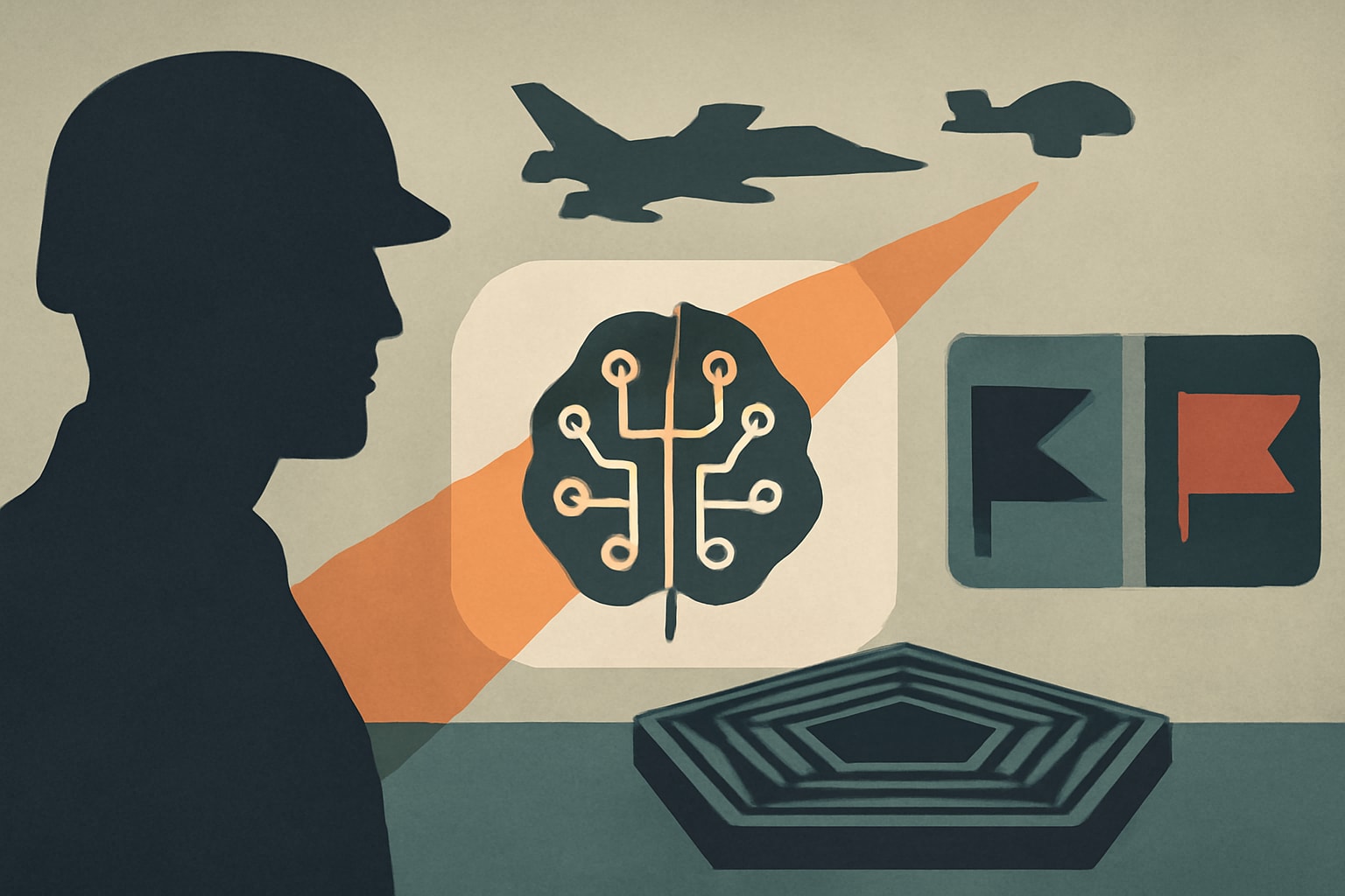 Editorial illustration for: Lawmakers Demand DOD Investigation After Military AI Intelligence Report Almost Sparked Conflict with China