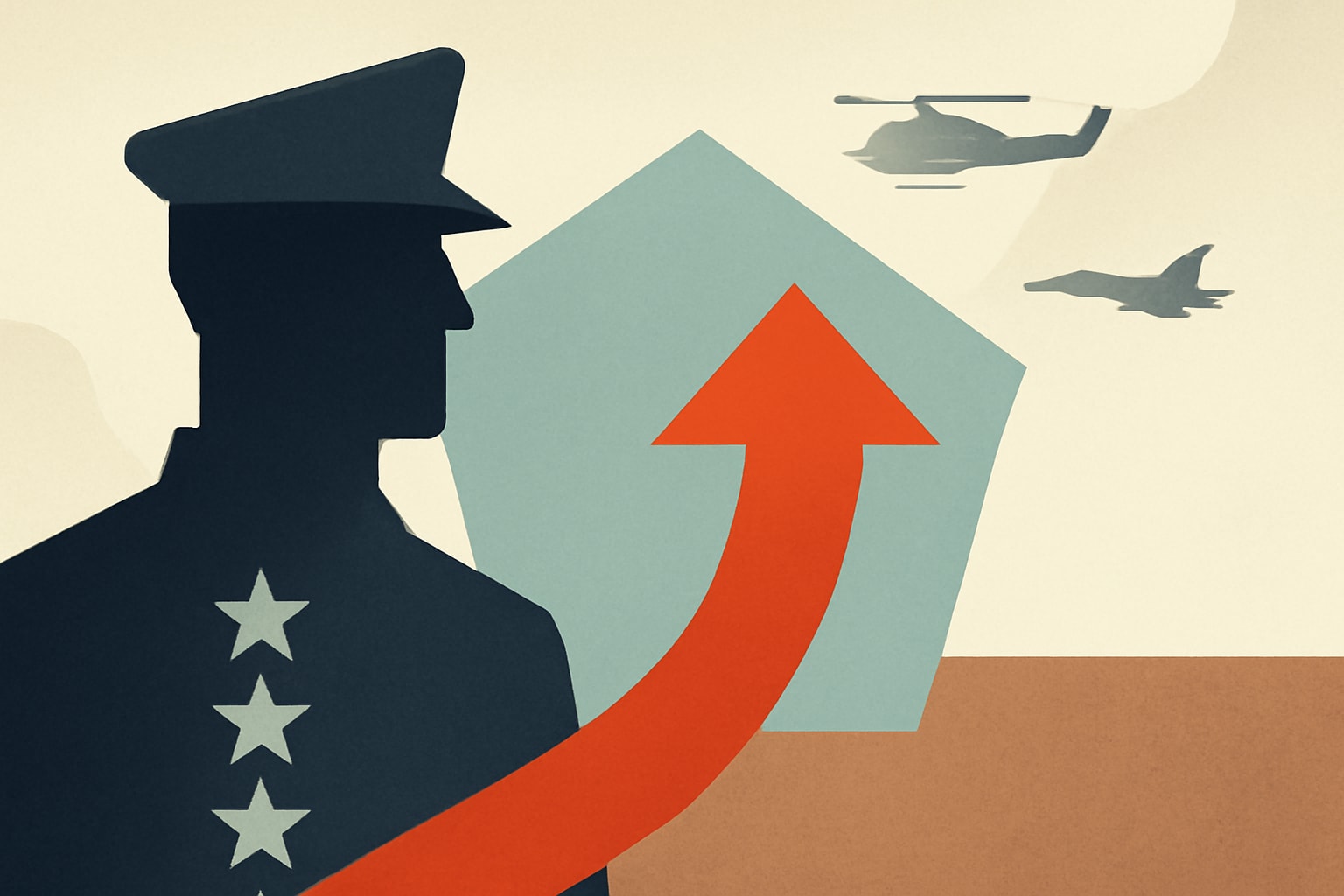 Editorial illustration for: Pentagon Introduces New Warfighter Evaluation for Officer Promotions