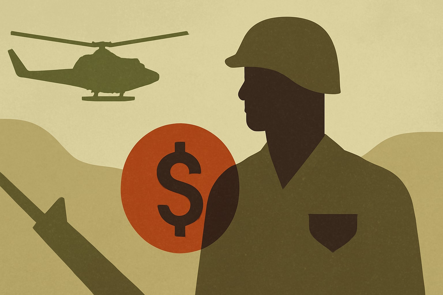 Editorial illustration for: Marines to Receive Additional $1.66 Daily in Danger Pay Starting October 1