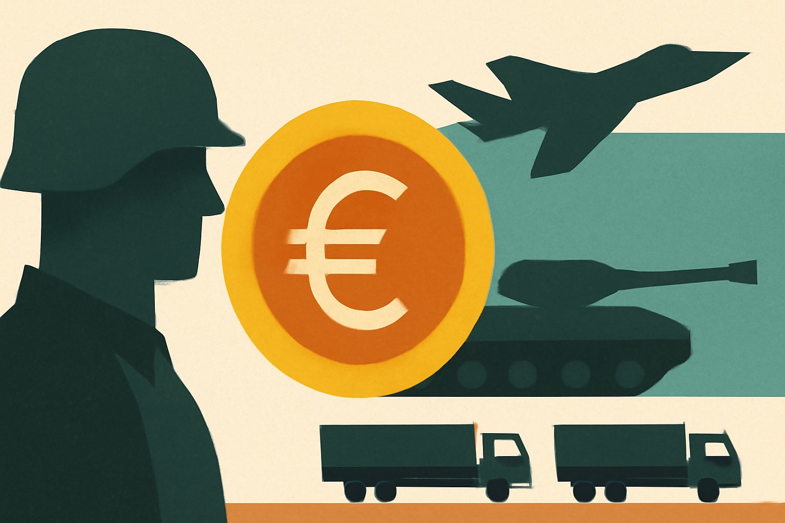 Editorial illustration for: Germany Proposes Record €140 Billion Defense Budget for 2027
