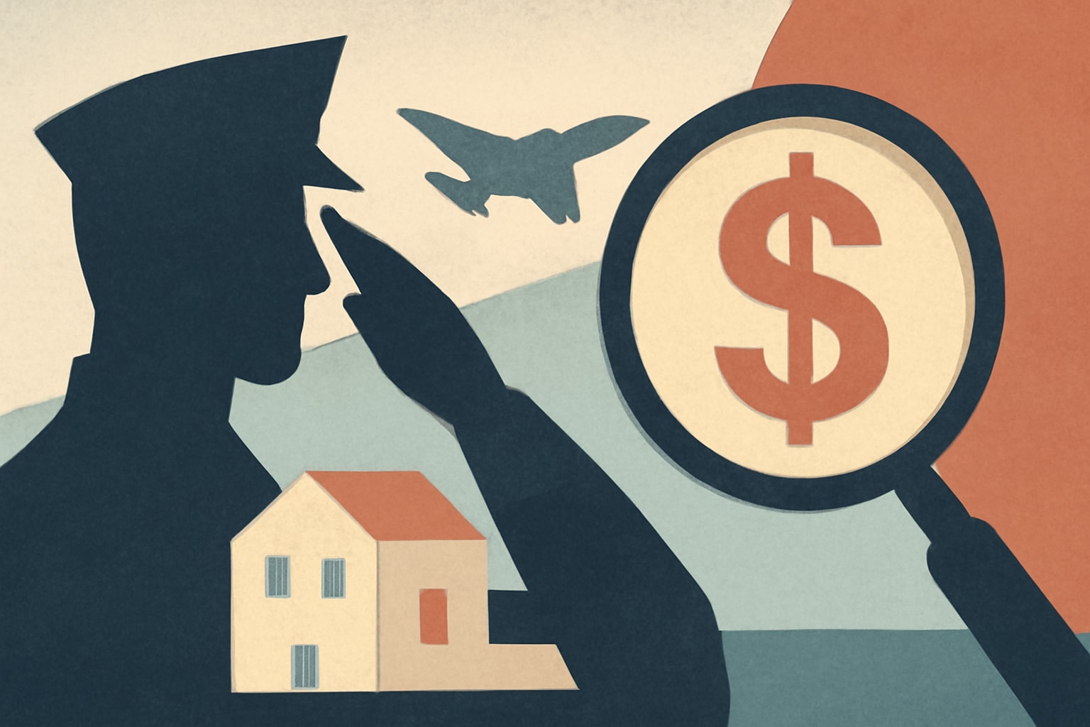 Editorial illustration for: Congress Must Enhance TRICARE Budget Oversight for Military Families