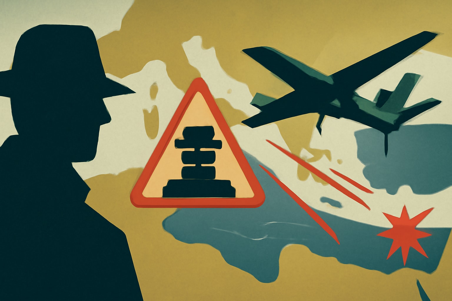 Editorial illustration for: CIA Warns Europe of Potential Russian Drone Attacks from Mediterranean