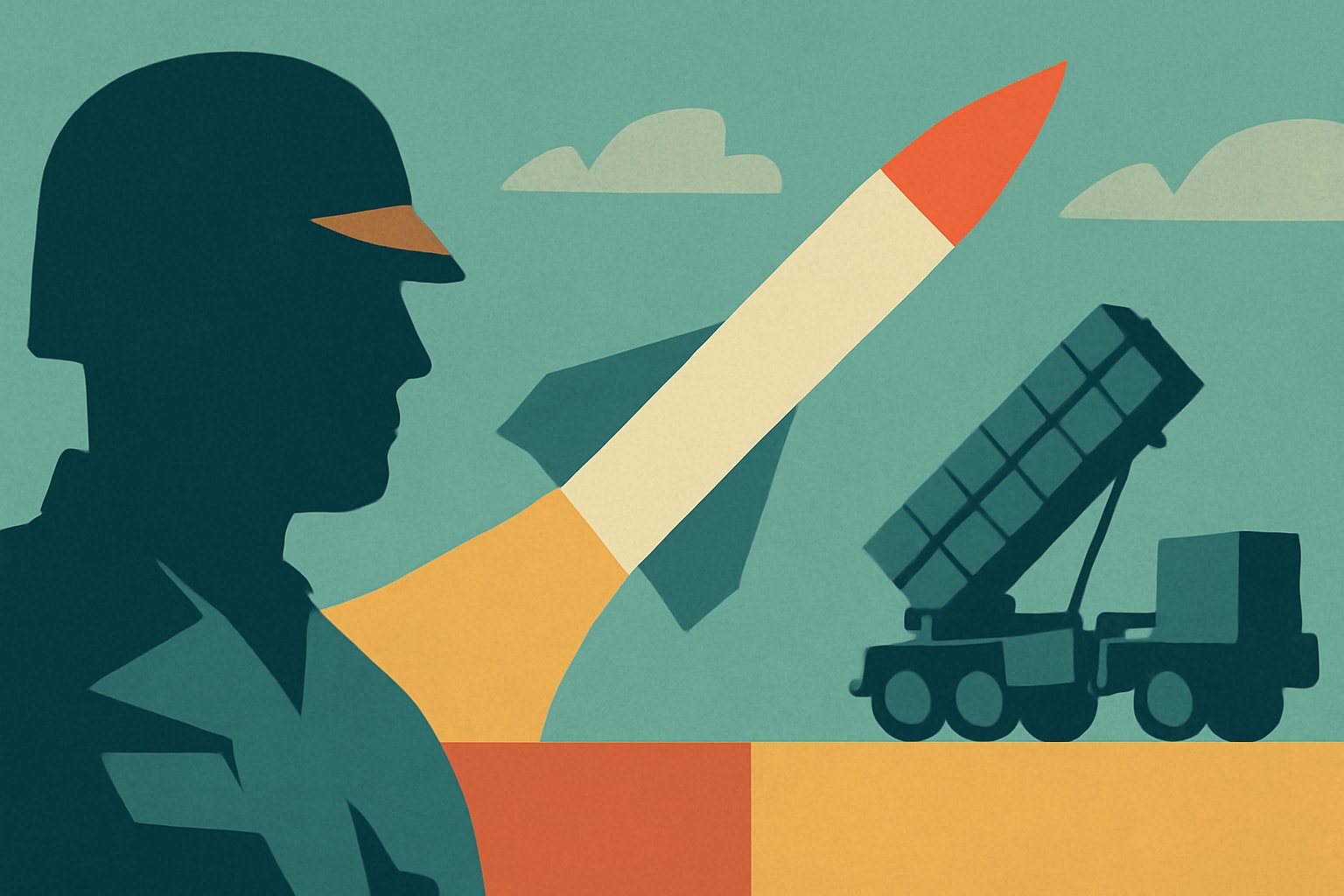 Editorial illustration for: Germany Aims to Manufacture American PAC-3 Interceptors to Meet Global Demand