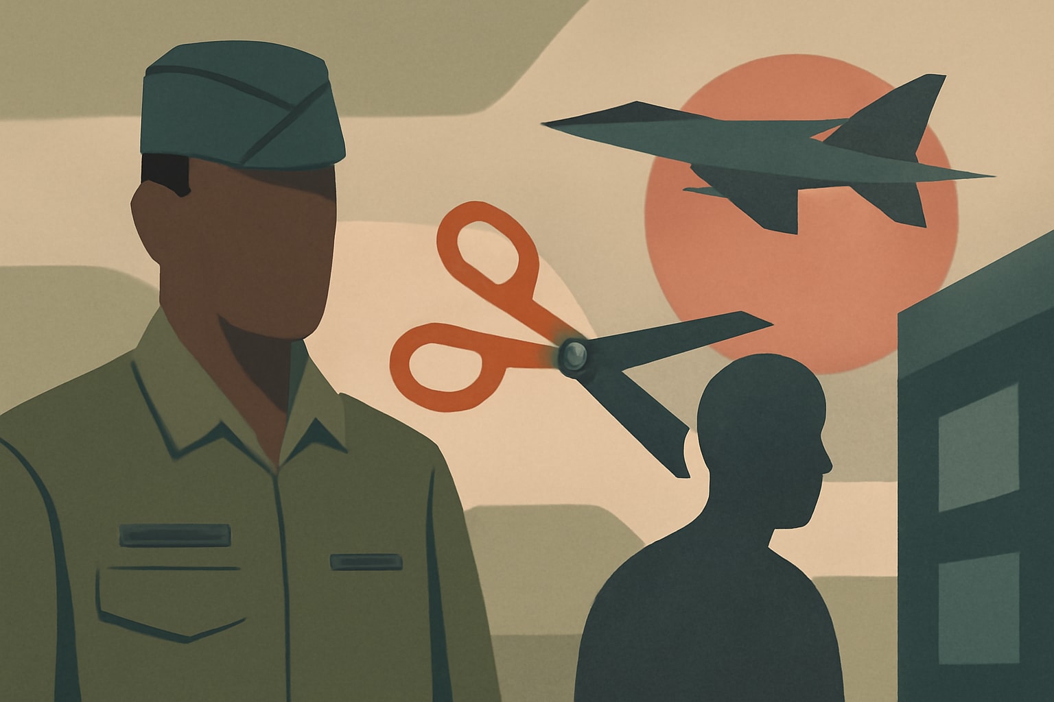 Editorial illustration for: Air Force Cuts Civilian Jobs at China-Focused Research Center