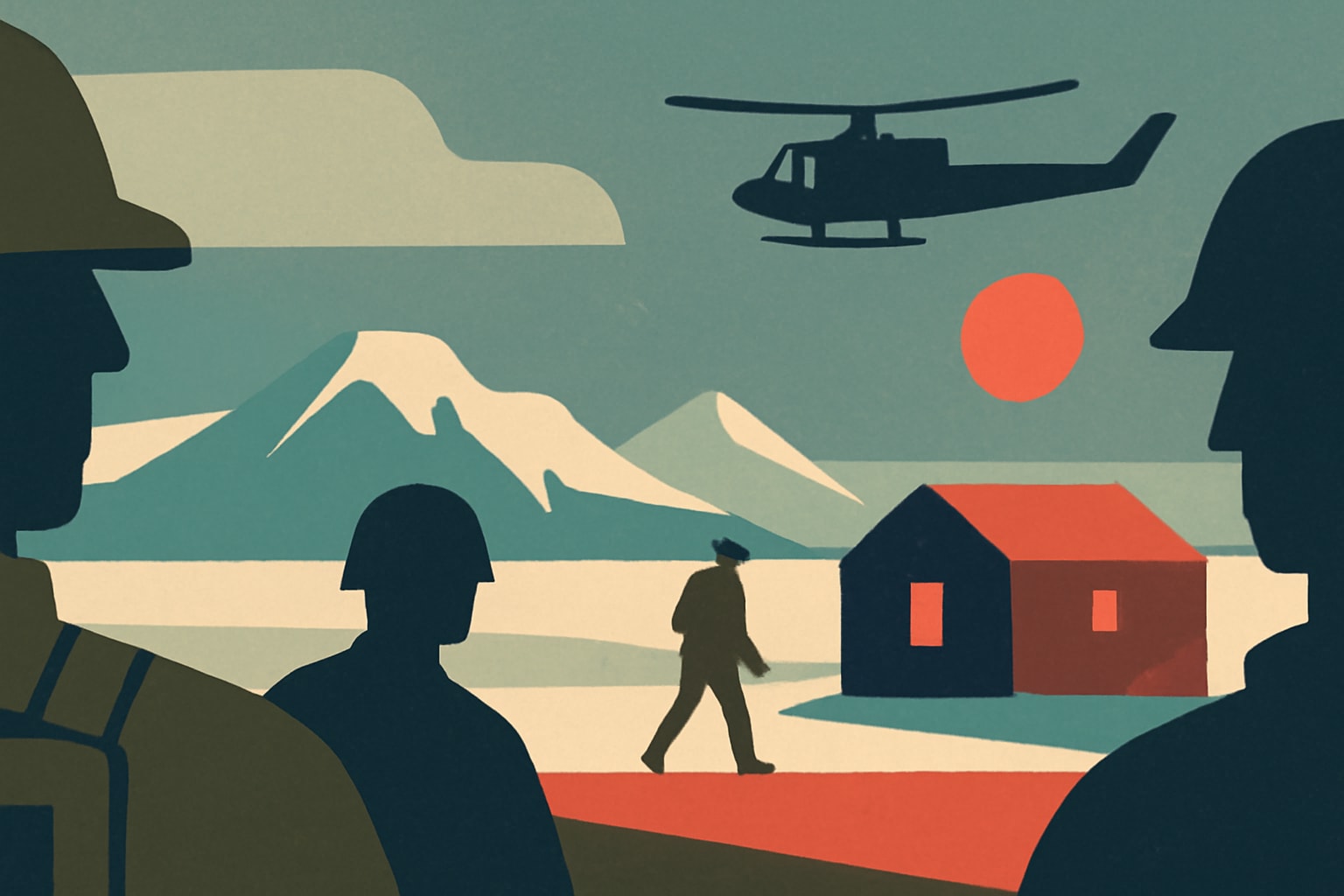 Editorial illustration for: US Troops Set to Establish Presence at Greenland's Mestersvig Outpost