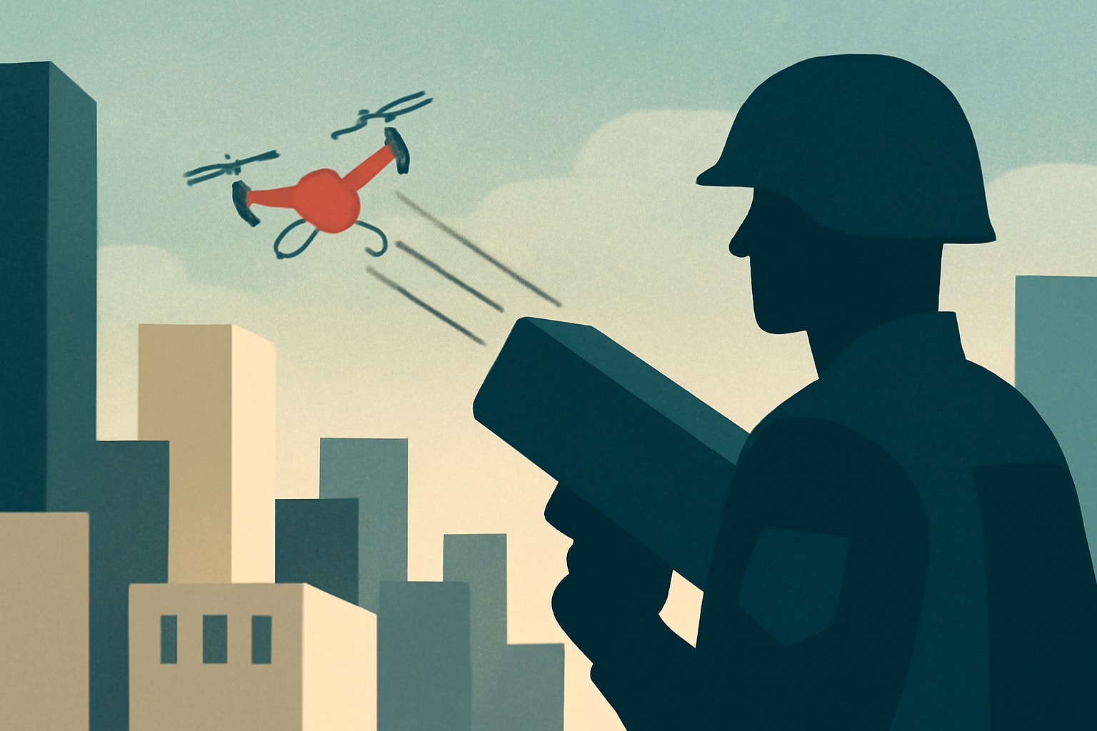 Editorial illustration for: Northcom to Conduct First Urban Counter-Drone Demonstration