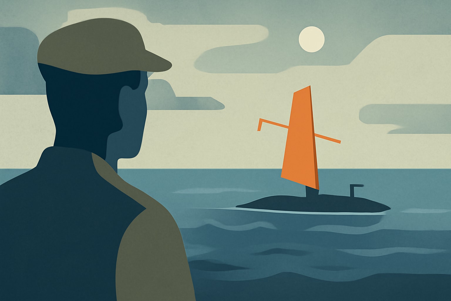 Editorial illustration for: Saildrone Registers First Naval Surveillance Drone with Denmark