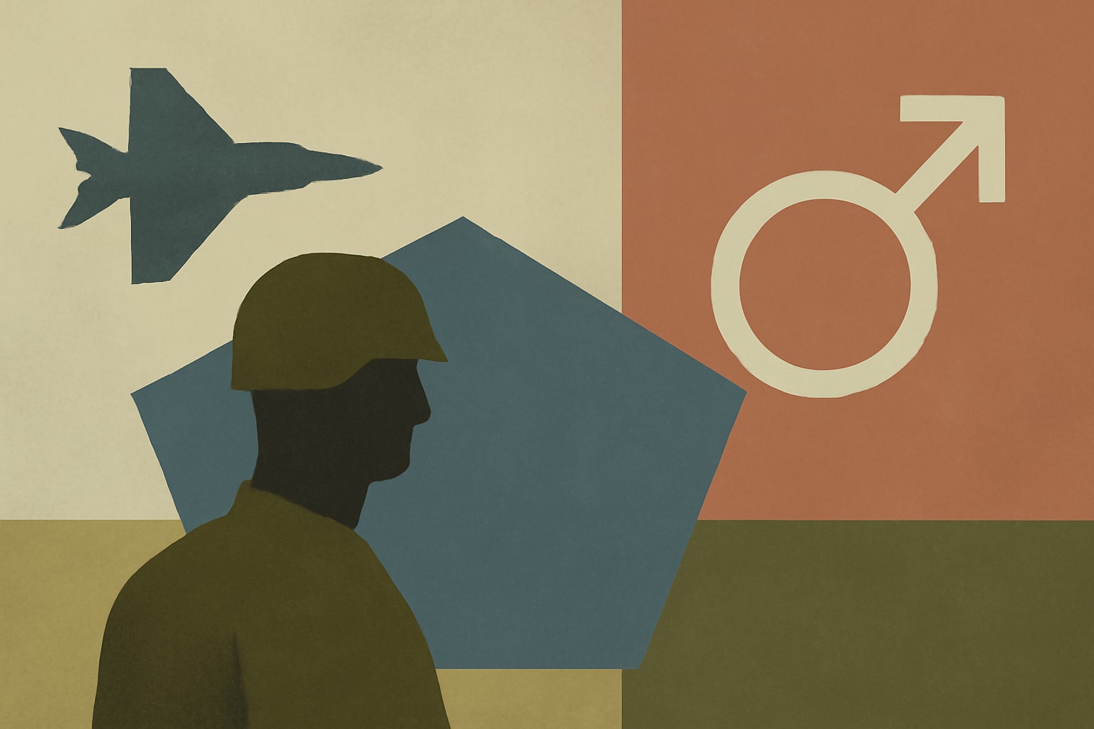 Editorial illustration for: Pentagon Reboots Testosterone Screening Plan for Men 30 and Over