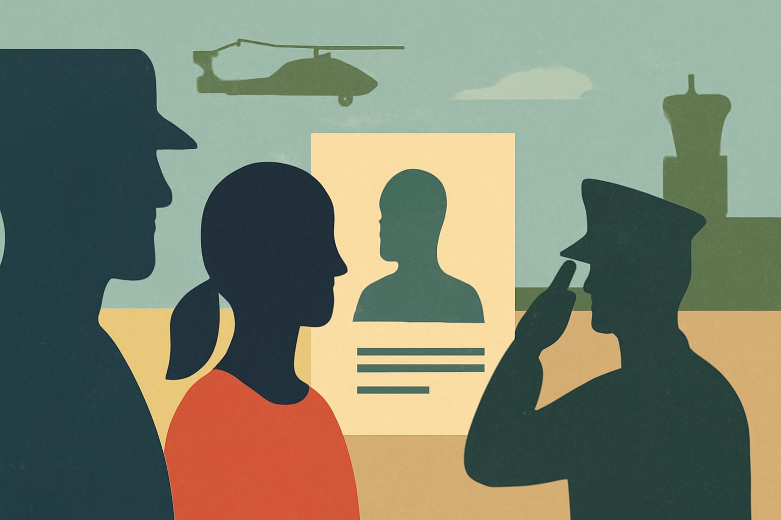 Editorial illustration for: Trump's Military Spouse Commission Holds Inaugural Meeting to Address Key Issues