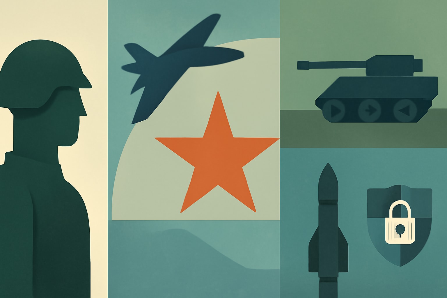 Editorial illustration for: EU Identifies Five Key Defense Areas for Common Spending