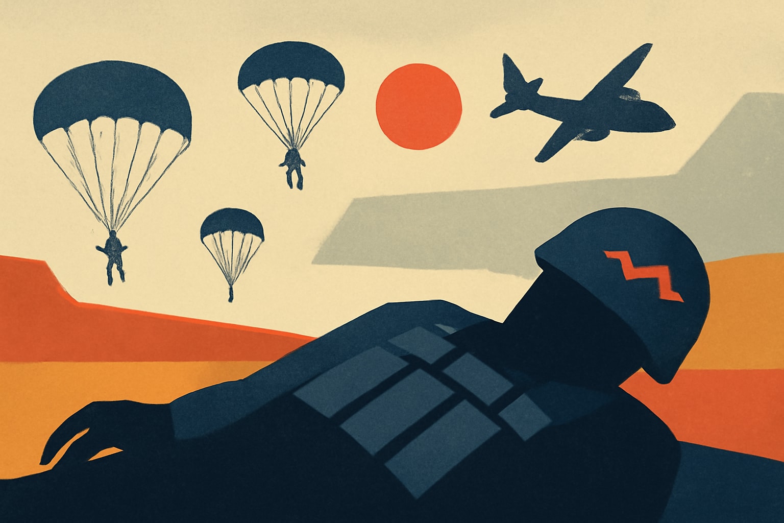 Editorial illustration for: Tragic Death of Special Operations Soldier During Airborne Training