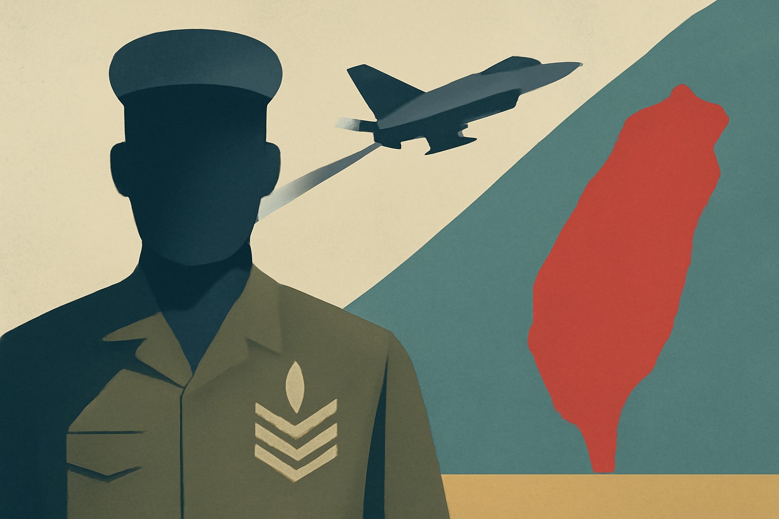 Editorial illustration for: U.S. Arms Sales to Taiwan Remain Unchanged Amid Tensions