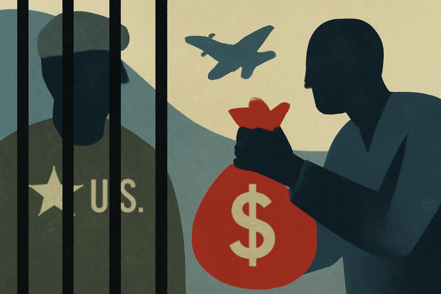 Editorial illustration for: Jailed Veteran Accuses VA Coordinator of Stealing $65K While Incarcerated