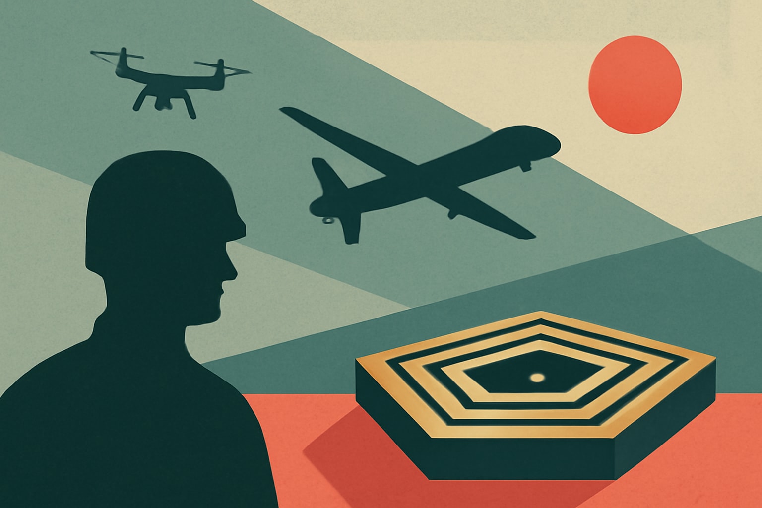 Editorial illustration for: Neros and Perennial Autonomy Lead in Pentagon’s Drone Competition