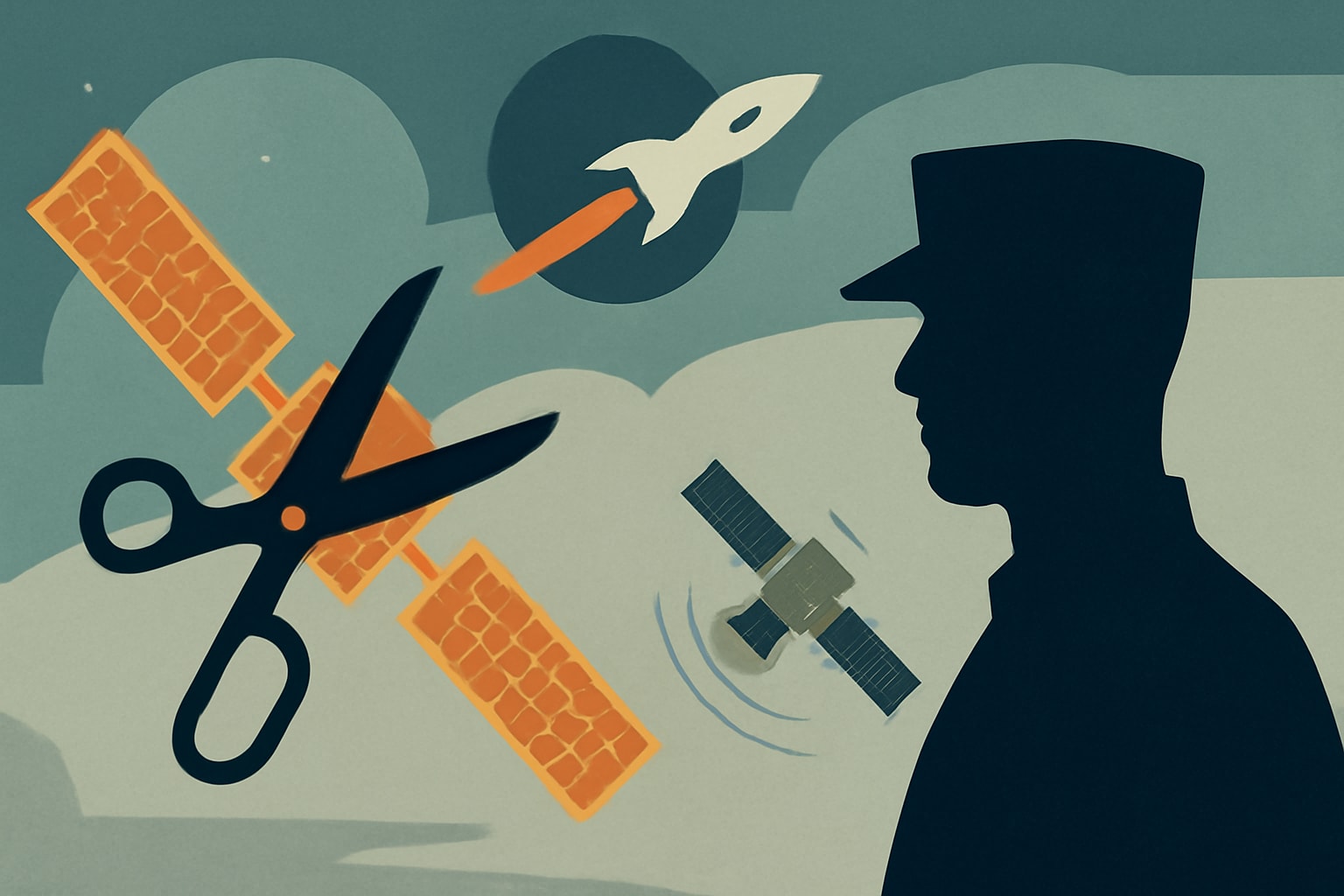 Editorial illustration for: Space Force Decommissions 1970s-Era Missile Warning Satellite Constellation