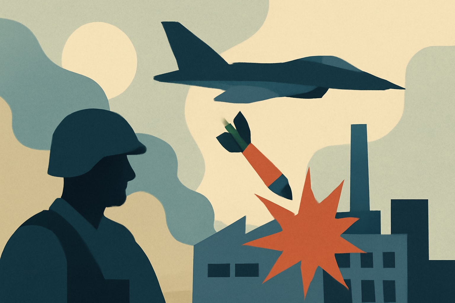 Editorial illustration for: Ukraine Targets Russian Factory Critical to Missile Production