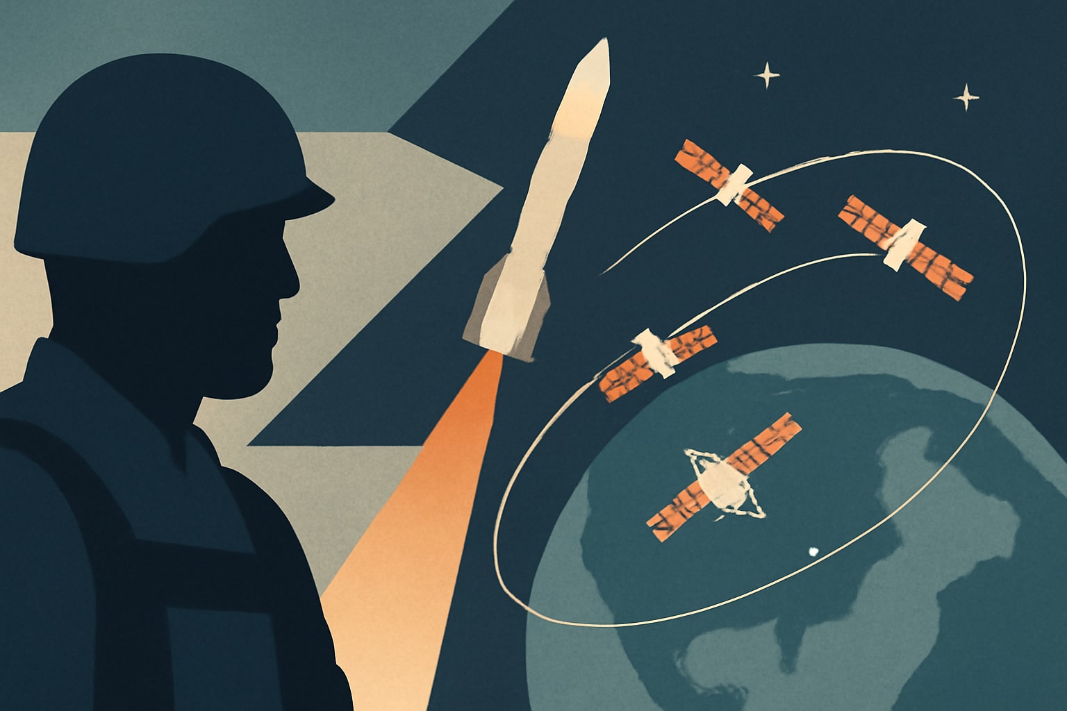 Editorial illustration for: Space Development Agency to Launch 21 Data Transport Satellites Next Week