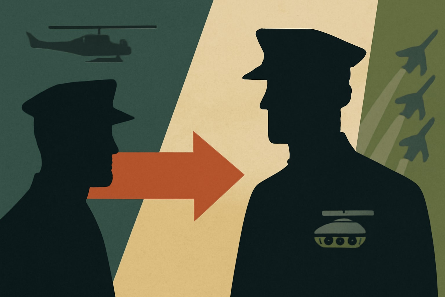 Editorial illustration for: Travis Metz to Lead DIU as Owen West Takes Leave for AutoWarCom
