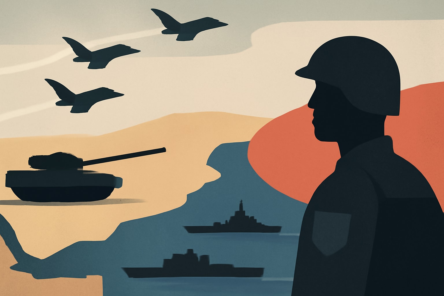 Editorial illustration for: Saudi Arabia Plans Major Offensive Against Houthis to Secure Red Sea