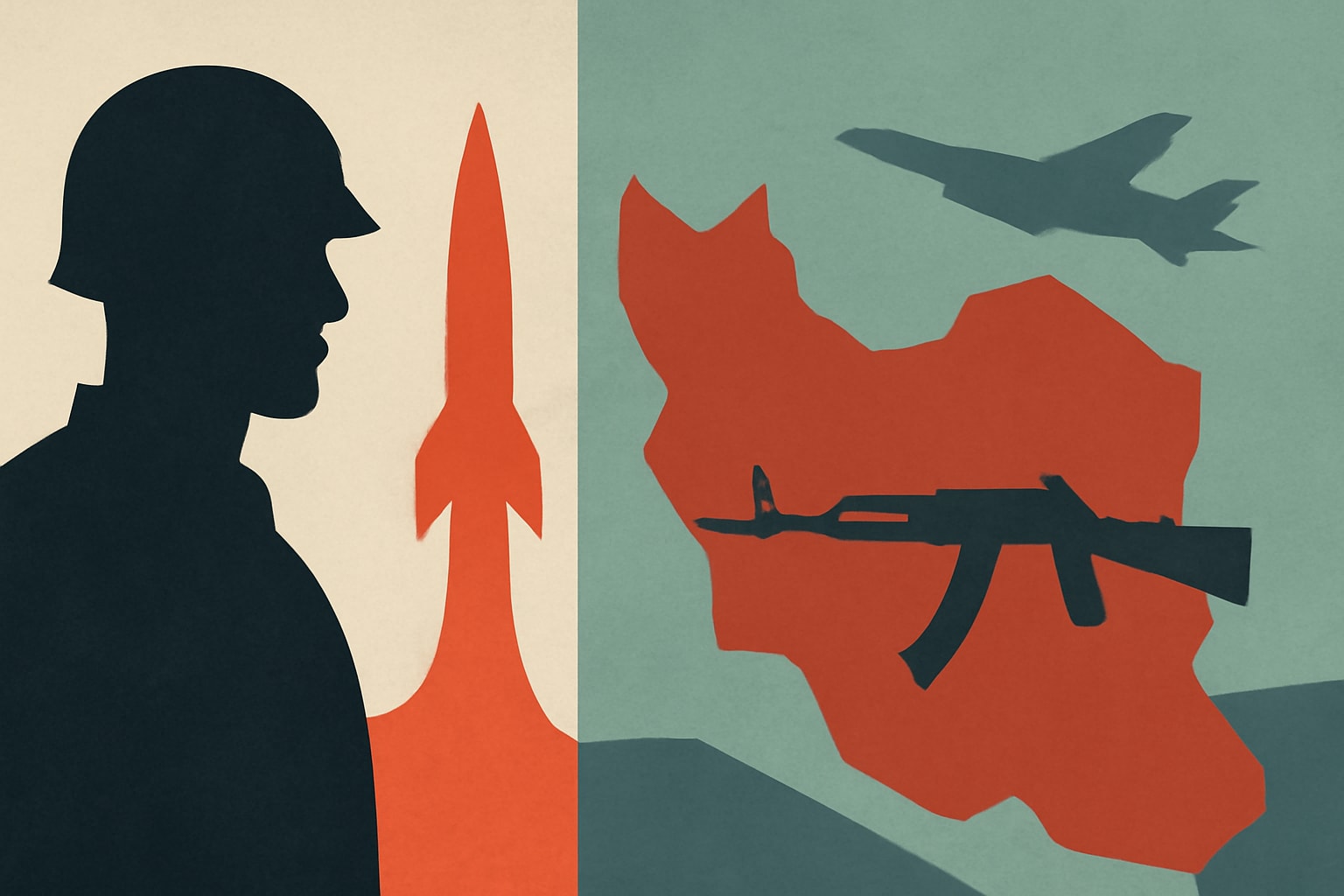 Editorial illustration for: Iran's Asymmetric Warfare: Strategies and Implications for U.S. Forces
