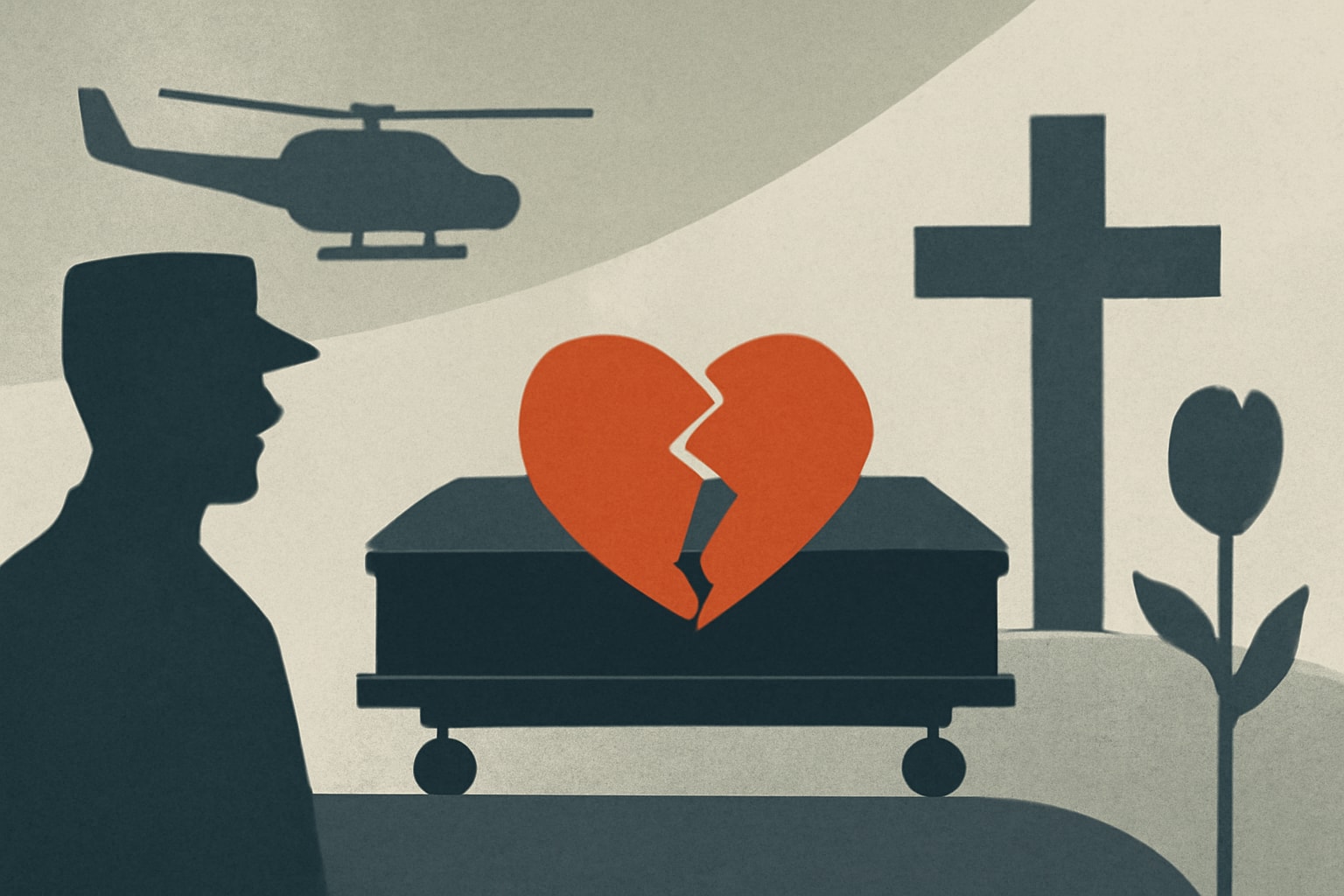 Editorial illustration for: Army Warns of 'Heartless' Funeral Scam Targeting Deceased Veterans' Families