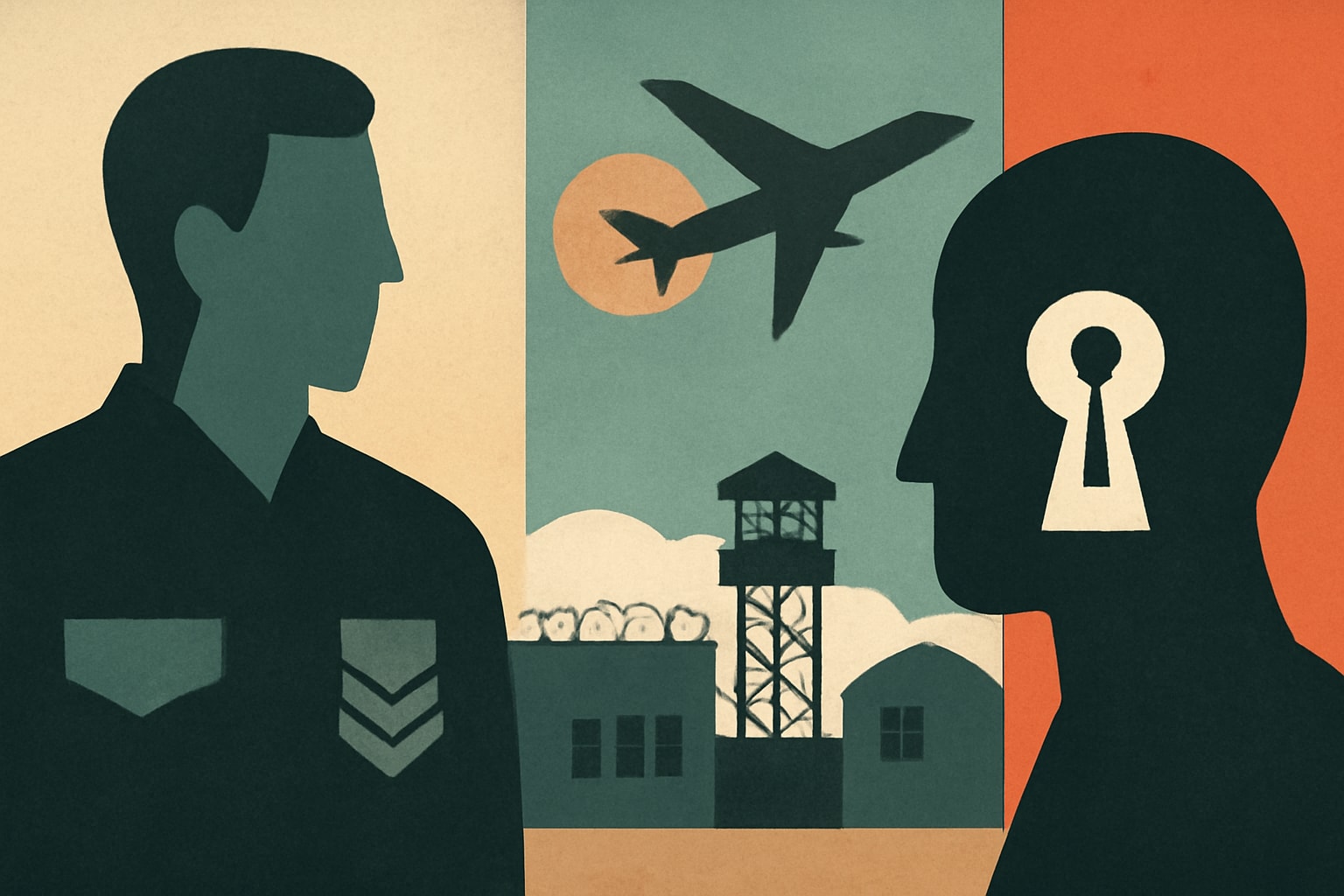 Editorial illustration for: UK-Iranian National Released on Bail Over Suspected Plot Against US-Run Military Base