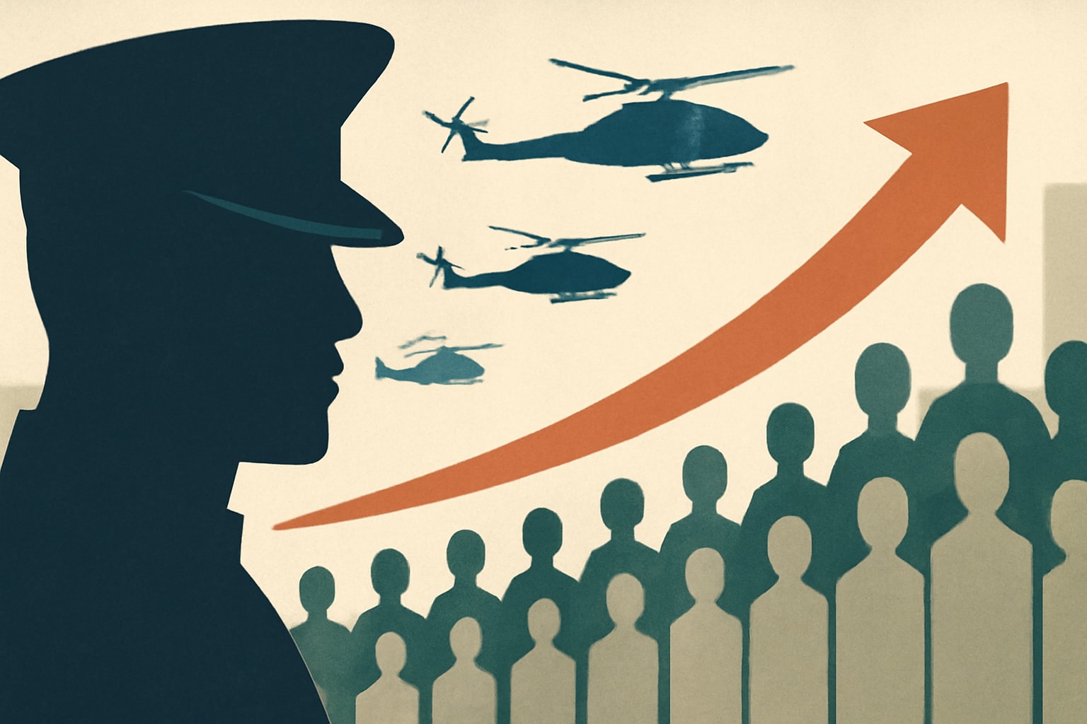 Editorial illustration for: Marine Corps Meets 2026 Goal with Over 31,000 New Recruits