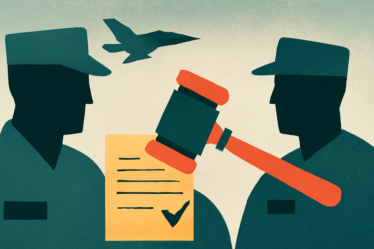 Editorial illustration for: Veterans in Legal Dispute Over Claims Processing Practices