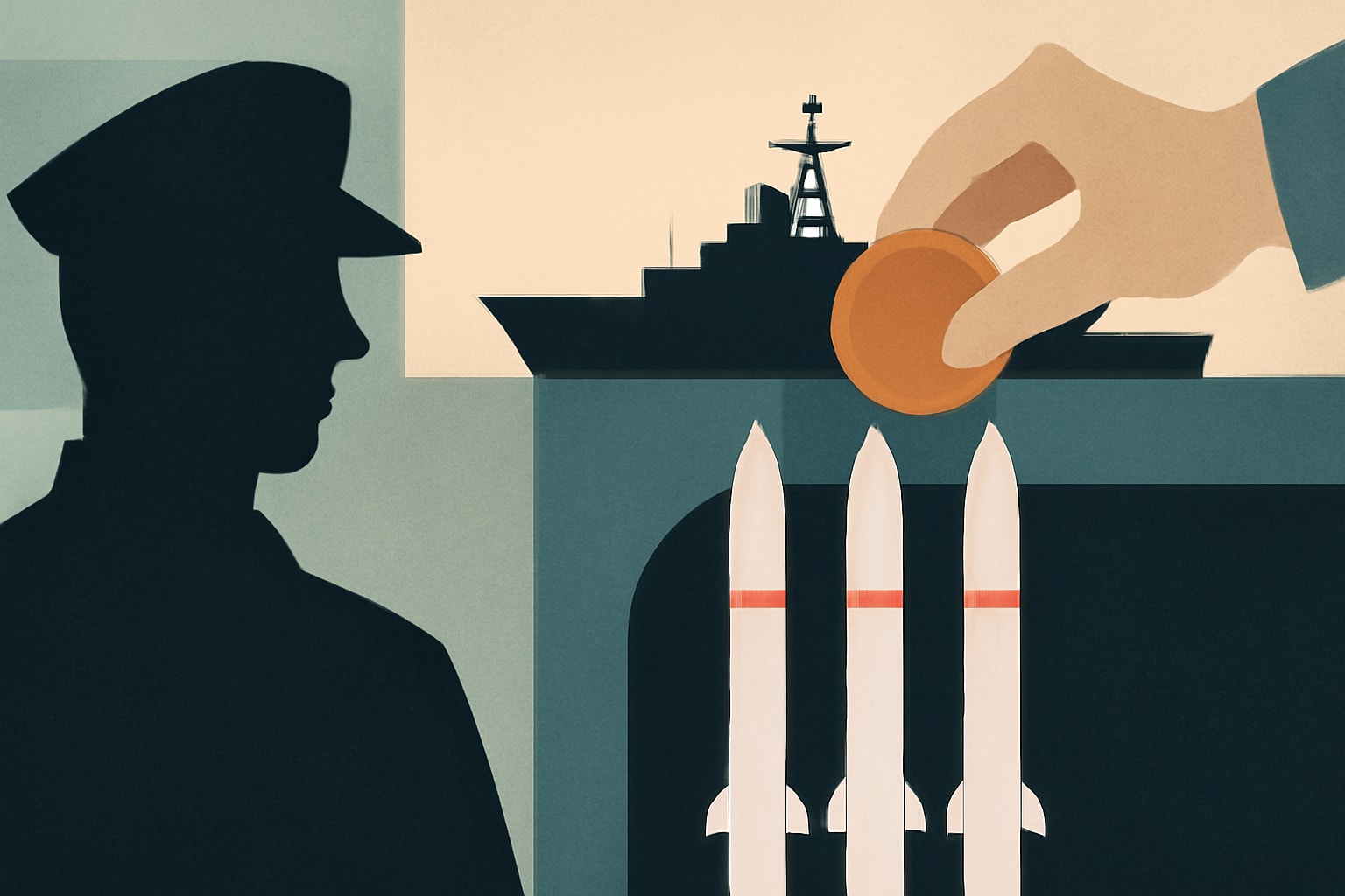 Editorial illustration for: US Navy Awards Raytheon $24.4B for SM-6 Missiles Amid Stockpile Concerns