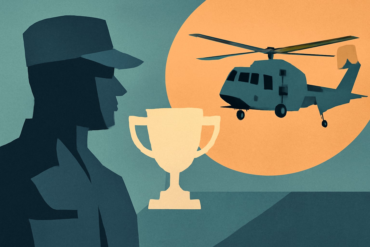 Editorial illustration for: U.S. Air Force Awards Boeing First Full-Rate Order for Grey Wolf Helicopters