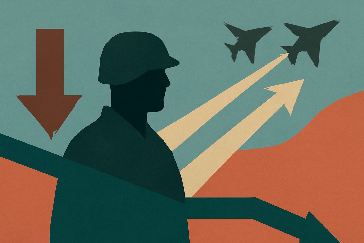 Editorial illustration for: Unemployment Rate for Post-9/11 Veterans Rises Amid Job Market Challenges