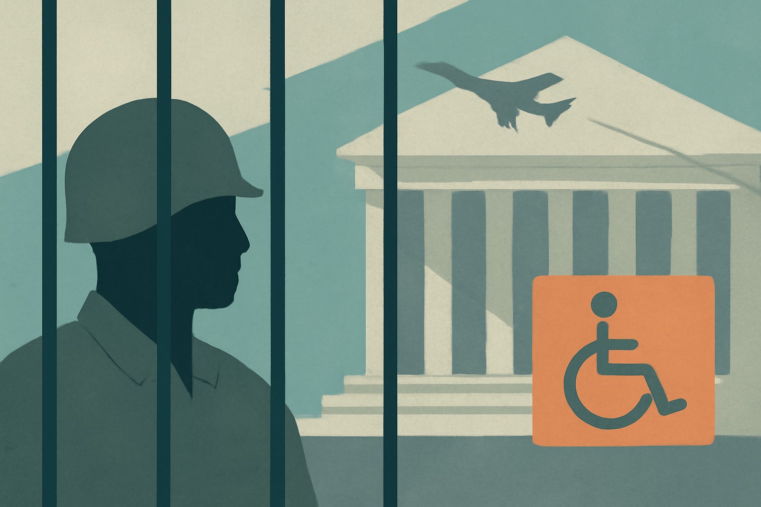 Editorial illustration for: Supreme Court Reviews VA Claims Process for Incarcerated Veterans