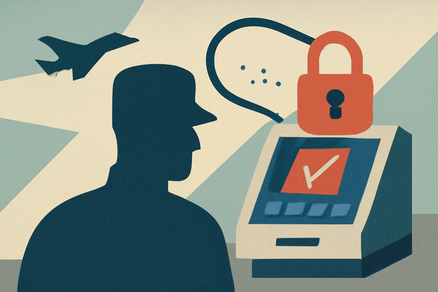 Editorial illustration for: Military Cyber Forces to Secure US Election Systems During Midterms