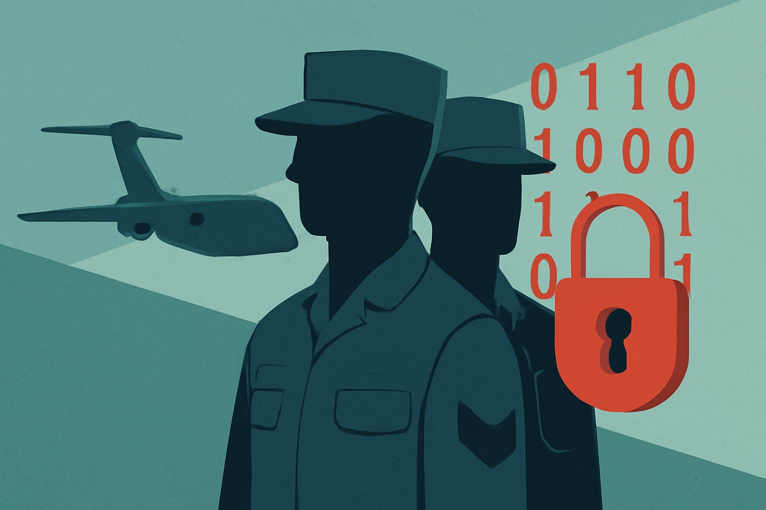 Editorial illustration for: Two Dover Airmen Sentenced in Multimillion-Dollar Cyber Fraud Scheme